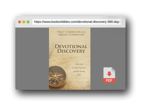 PDF Preview of the book Devotional Discovery: A 366-Day Spiritual Exploration and Bible Reading Plan