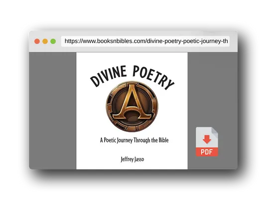 PDF Preview of the book Divine Poetry: A Poetic Journey Through the Bible
