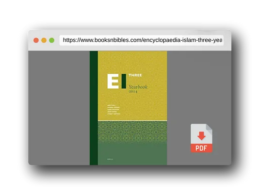 PDF Preview of the book Encyclopaedia of Islam Three Yearbook 2014