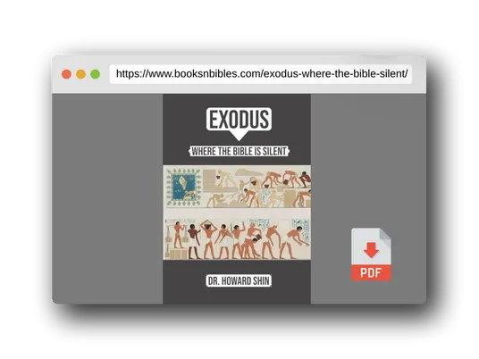 PDF Preview of the book Exodus: Where the Bible Is Silent