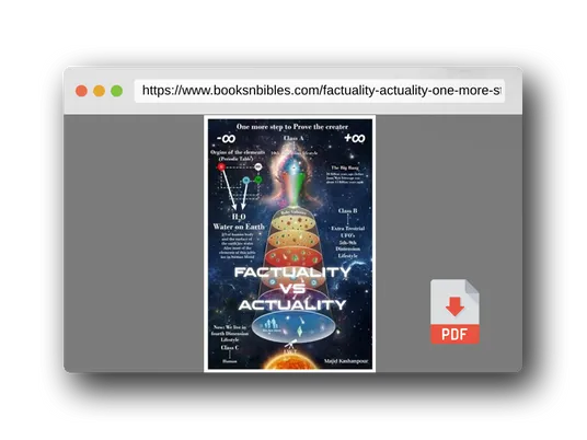 PDF Preview of the book Factuality vs. Actuality: One More Step to Proving the Creator