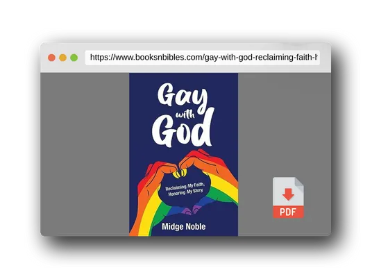 PDF Preview of the book Gay with God: Reclaiming My Faith, Honoring My Story