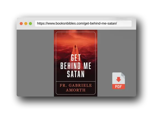 PDF Preview of the book Get Behind Me Satan