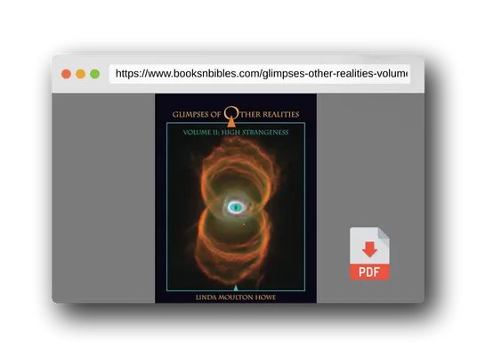 PDF Preview of the book Glimpses of Other Realities: Volume II: High Strangeness