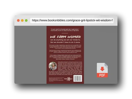 PDF Preview of the book Grace, Grit & Lipstick: Wit & Wisdom for the Modern Female Farmer & her Farm-Curious Friends
