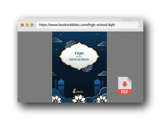 PDF Preview of the book High School Fiqh