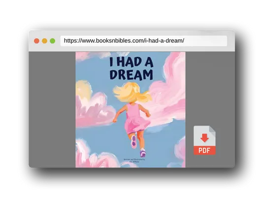 PDF Preview of the book I Had a Dream