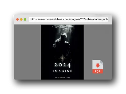 PDF Preview of the book Imagine 2024: The Academy Planner