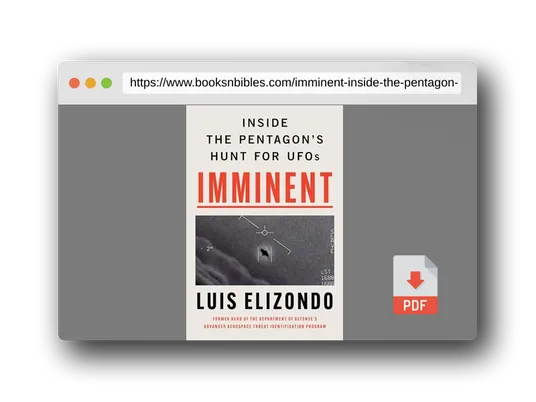 PDF Preview of the book Imminent: Inside the Pentagon's Hunt for UFOs