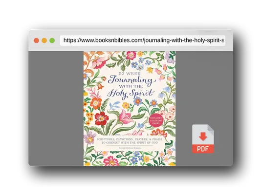 PDF Preview of the book Journaling with the Holy Spirit: Scriptures, Devotions, Prayers, and Praise to Connect with the Spirit of God