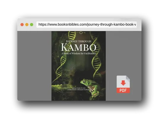 PDF Preview of the book Journey through Kambo: A Book of Wisdom for Facilitators