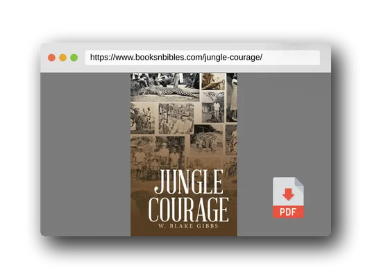 PDF Preview of the book JUNGLE COURAGE