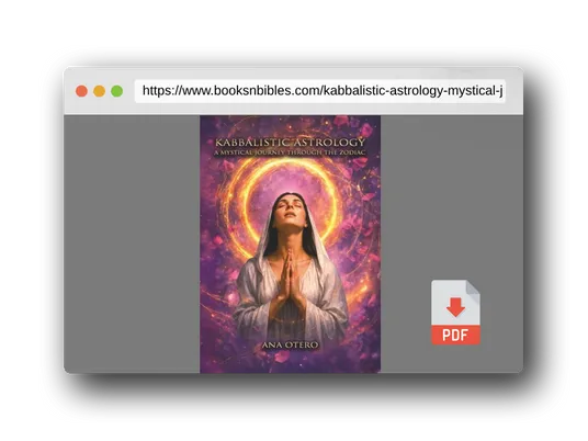 PDF Preview of the book Kabbalistic Astrology: A Mystical Journey Through the Zodiac