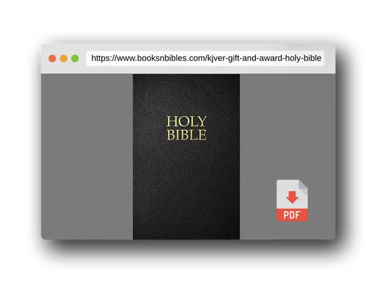 PDF Preview of the book KJVER Gift and Award Holy Bible, Black Ultrasoft: (King James Version Easy Read, Red Letter)