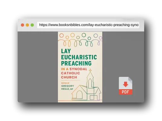 PDF Preview of the book Lay Eucharistic Preaching in a Synodal Catholic Church
