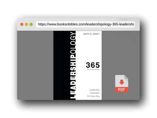 PDF Preview of the book Leadershipology 365: Leadership Inspiration for Every Day