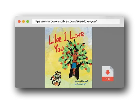 PDF Preview of the book Like I Love You