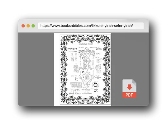 PDF Preview of the book Likkutei Yirah: Sefer Yirah 9