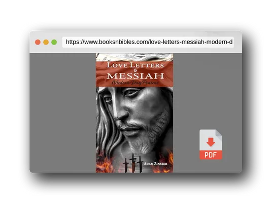 PDF Preview of the book Love Letters to Messiah: Modern Day Psalms