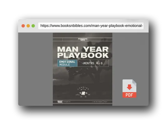 PDF Preview of the book Man Year Playbook: Emotional Module
