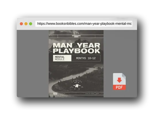 PDF Preview of the book Man Year Playbook: Mental Module