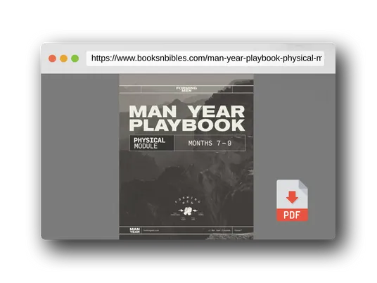 PDF Preview of the book Man Year Playbook: Physical Module