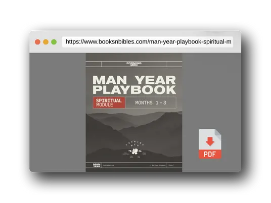 PDF Preview of the book Man Year Playbook: Spiritual Module