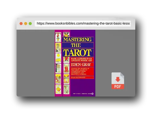 PDF Preview of the book Mastering the Tarot: Basic Lessons in an Ancient Mystic Art