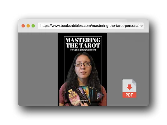 PDF Preview of the book Mastering the Tarot: Personal Empowerment