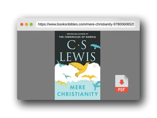 PDF Preview of the book Mere Christianity
