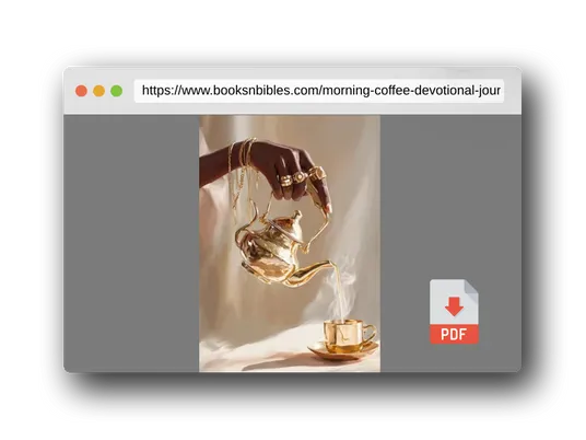 PDF Preview of the book Morning COFFEE Devotional Journal For Courageous Christian Women