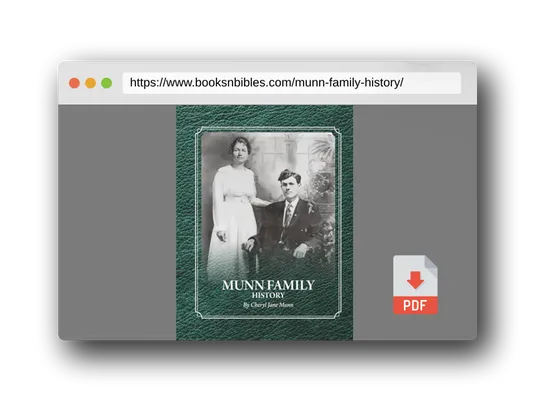 PDF Preview of the book Munn Family History