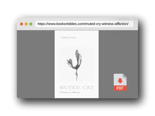 PDF Preview of the book Muted Cry: A Witness to Affliction