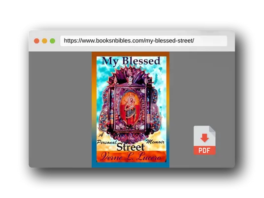 PDF Preview of the book My Blessed Street