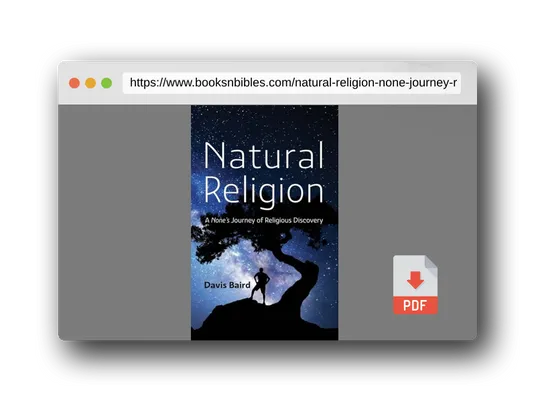 PDF Preview of the book Natural Religion: A None's Journey of Religious Discovery