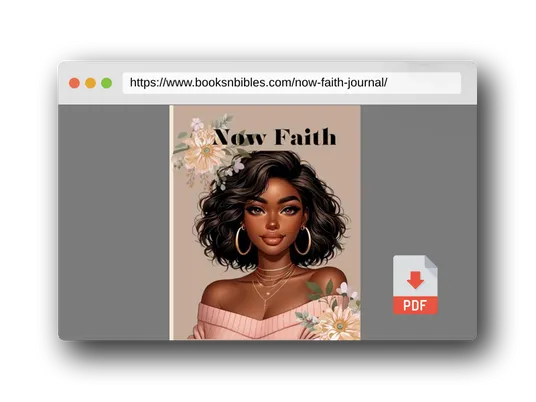 PDF Preview of the book Now Faith Journal