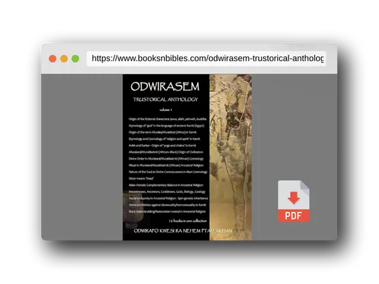 PDF Preview of the book ODWIRASEM: Trustorical Anthology - Volume 1