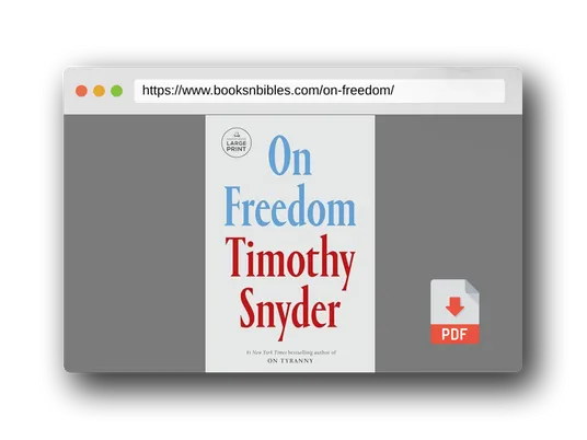 PDF Preview of the book On Freedom