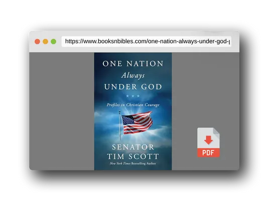 PDF Preview of the book One Nation Always Under God: Profiles in Christian Courage