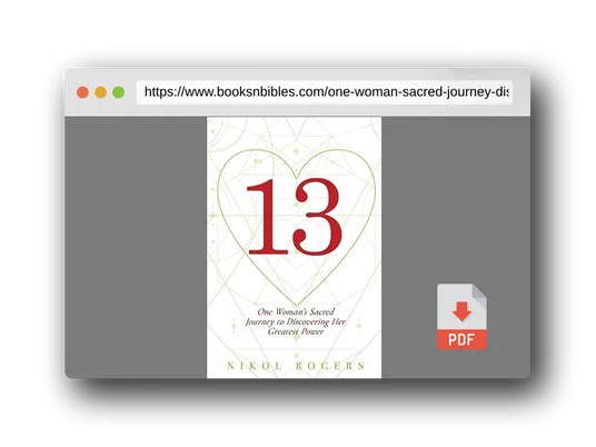PDF Preview of the book 13: One Woman's Sacred Journey to Discovering Her Greatest Power