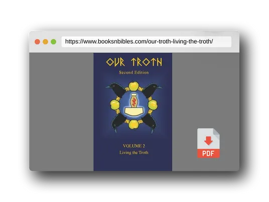 PDF Preview of the book Our Troth: Living the Troth