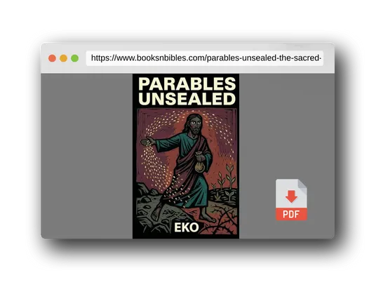 PDF Preview of the book Parables Unsealed (The Sacred Code)