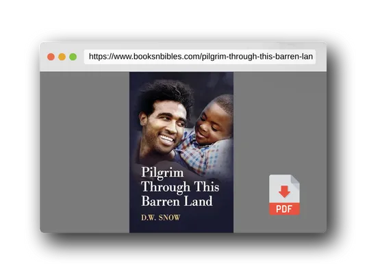 PDF Preview of the book Pilgrim Through This Barren Land
