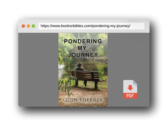 PDF Preview of the book Pondering My Journey
