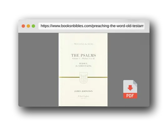 PDF Preview of the book Preaching the Word: Old Testament Set