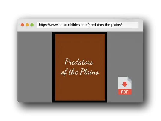 PDF Preview of the book Predators of the Plains