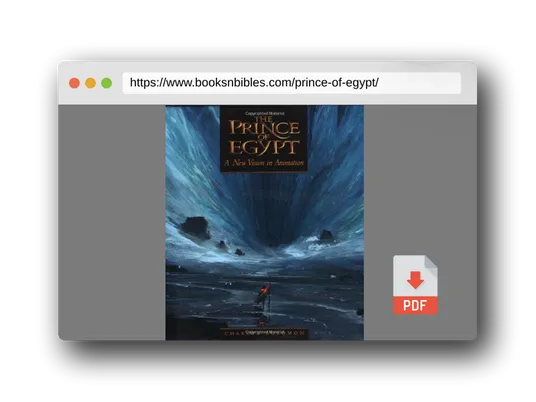 PDF Preview of the book Prince of Egypt