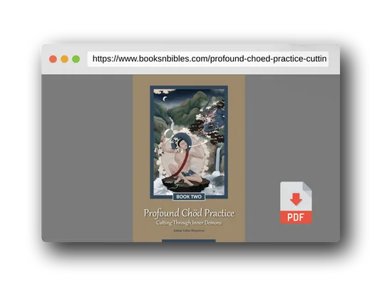 PDF Preview of the book Profound Chöd Practice — Cutting Through Inner Demons: Book Two