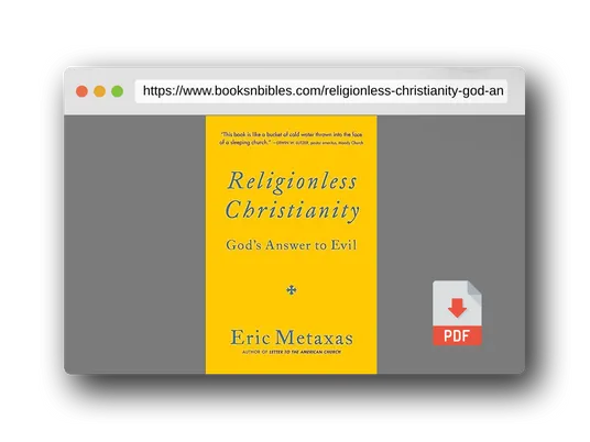 PDF Preview of the book Religionless Christianity: God's Answer to Evil