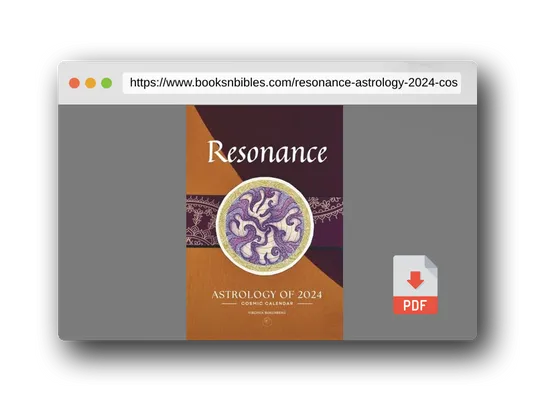 PDF Preview of the book Resonance: Astrology of 2024 Cosmic Calendar